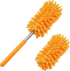 Microfiber Duster for Cleaning, Hand Washable Dusters with 2pcs Replaceable M…