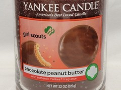 NEW 2 X Yankee Candle 22 oz Girl Scouts Chocolate Peanut Butter Cookie Candles