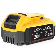 2x 8.0Ah Li-ion Battery For DeWalt 20V Max DCB200 DCB206-2 DCB205-2 20Volt Tool