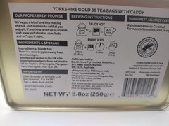 Yorkshire Gold Tea, 160 Teabags, 160 Count (Pack of 2) New Sealed Lot Of Two