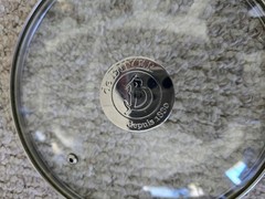 de Buyer Mineral B Carbon Steel Fry Pan 9 Inch **with lid **