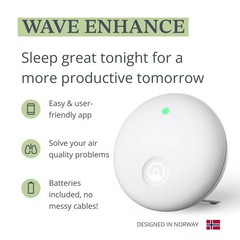 Airthings Wave Enhance Indoor Air Quality Monitor
