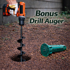 10 Termite Kill trap Kit with Auger and Key Stations