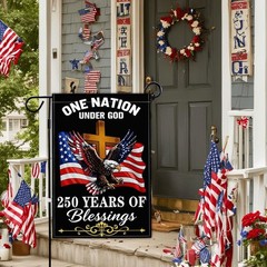 250 Year American Anniversary Garden Flag 250th Anniversary USA Flag Patriotic 4