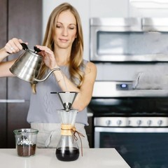 Stainless Steel Coffee Dripper 1-2 Cup Capacity Filter Prevents Coffee Grounds
