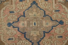 Vintage Traditional Rug 4×6 Hand-knotted Wool Geometric Carpet for Any Room