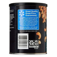 (USA) Great Value Deluxe Whole Cashews, Unsalted, 16 oz – Fast Shipping