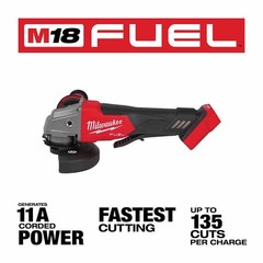 Milwaukee 2880-20 M18 FUEL™ 4-1/2″ / 5″ Grinder Paddle Switch, No-Lock