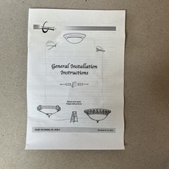 Concord 3 light turtle ceiling fan light kit Satin Nickel Silver New