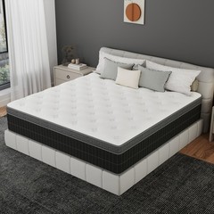 10/12/14 Inch Gel Memory Foam Hybrid Spring Mattress Twin Full Queen King In Box