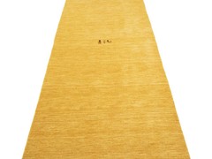 Golden Peach Tribal Design 3X10 Gabbeh Modern Runner Rug Handmade Wool Carpet