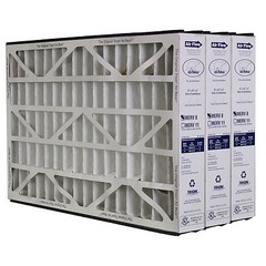 Trion Air Bear 255649-101 (3 Pack) Pleated Furnace Air Filter 16″x25″x3″ MERV 8
