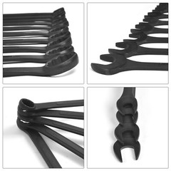 16 Pc SAE Combination Wrench Set 1/4 to 1-1/4in SAE Wrench Set w/ Roll Up Pouch