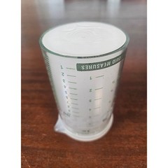 Unbranded Measuring Cup Kitchen 1 Cup Clear Excellent Glass Liquid Measure Lid