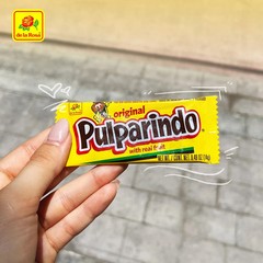 (4 Pack) Pulparindo Tamarind Candy, Original Hot and Salted Mexican Candy, 20ct