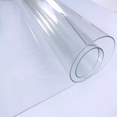 Premium Clear Plastic Vinyl Table Cover Tablecloth Protector – Sold Folded