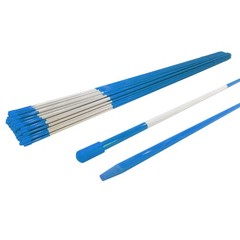 Driveway Markers Reflective and Non Reflective 5/16″ or 1/4″ Blue or Orange