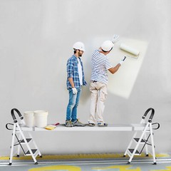 VEVOR Aluminum Work Plank Telescoping 6-9 ft 500 lb Capacity Scaffold Plank