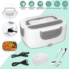 1.5L Electric Heating Lunch Box Portable for Car Office Food Warmer Container US