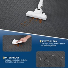 7.5×17/7.5×25/8×20 FT Garage Floor Mat, 2mm Thickened PVC Non-Slip Flooring Roll