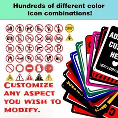 Customized Horizontal Tin Sign, allowing for the addition of any text/Photo