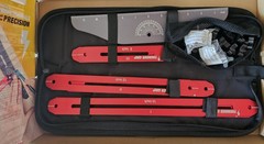 Thunder Grip Stair Tread Template Tool – Deep RED – Adjustable Stairs Jig Tool &