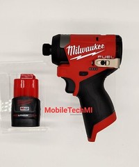 NEW Milwaukee M12 3453-20 FUEL 1/4″ Hex Impact Driver GEN 3 + 2.0 Ah OEM Battery
