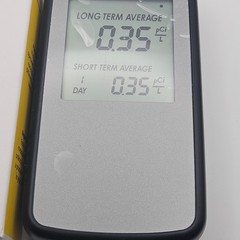 Airthings Corentium Home Digital Radon Detector open box air quaity monitor