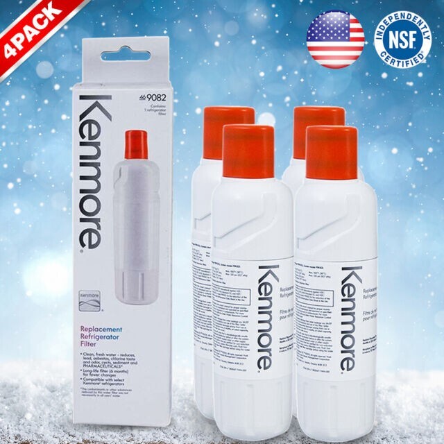 4 PACK Kenmore 9082 Replacement Refrigerator Filter, FREE SHIPPING