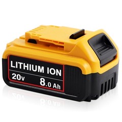 1-6 Pack 20V For DeWalt 20 Volt Max 8.0AH Lithium Ion Battery DCB206-2 DCB201