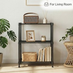 M MZG ,Storage Shelving 3-Shelf Wire Shelving Unit Metal Wire Shelves Storage
