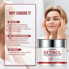 Retinol Lifting Firming Cream – Collagen Anti-Aging Moisturizer for Wrinkles & B