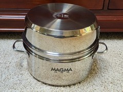 Magma 18-10 Marine Grade Stainless Steel Induction Pot Pan Nesting Set of 8