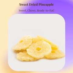 Snack Delight Dried Pineapple Rings – Sweet Candied Fruit Snack