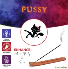 PUSSY Incense Sticks 7″ Bulk Pack Wholesale Hand Dipped Lot