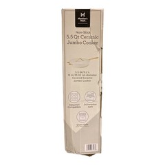 Member’s Mark 5.5-Quart Non-Stick Ceramic Jumbo Cooker, Cream