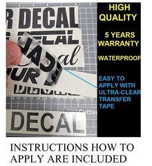 Custom Text Vinyl Lettering Sticker Decal Personalized Any Text – Any Name – [xx