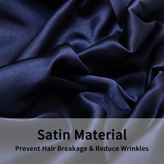 2 Pieces Soft Soft Satin Pillowcase, Machine Washable, Standard/Queen/King/CK