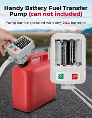 Battery Powered Electric Fuel Transfer Pump Portable for Gas Oil Water Liquid