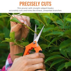 4 Pack Pruning Shears 6.5 Inch Garden Scissors Hand Pruners Gardening Snips