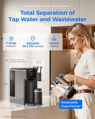 [ Hot and Cold ] Waterdrop WD-A1 Countertop Reverse Osmosis System, 7 Stages