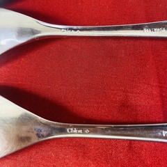 Pfaltzgraff Stainless 18/8 SONYA Oval Tea Spoons Glossy Flatware 6.75in