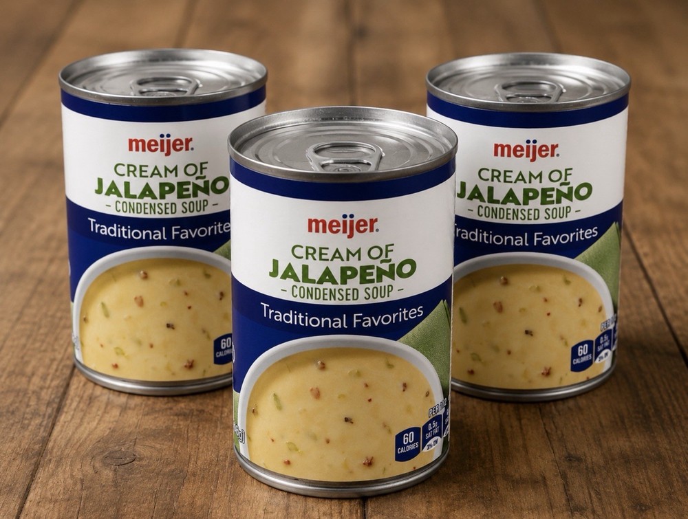 Meijer Cream of Jalapeño Soup 10.5oz 3 Cans similar to HEB Cream of Jalapeño