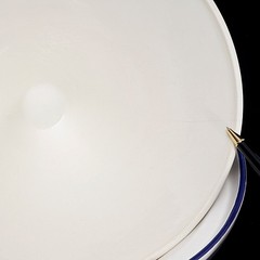 TAGINE Hand Painted Blue on White Tunisian Cooking Pot 48 Oz. 11″ 2-4 Servings