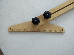 Razen Stair Tread Template Tool Wood Stair for Measuring Shelf