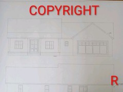 Ridgeway House Plan 1,512 SQFT 3 BED 2 BATH Ranch Printed Plan Set With GARAGE