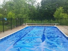 800 Series Blue Swimming Pool Solar Blanket Cover w/ Grommet Kit – (Choose Size)