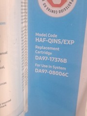 Samsung DA97-17376B Water Filter HAF-QINS/EXP Genuine OEM New Sealed