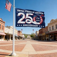 3x5Ft 1776-2026 250th Anniversary Flag USA 250 Years America 1-Side
