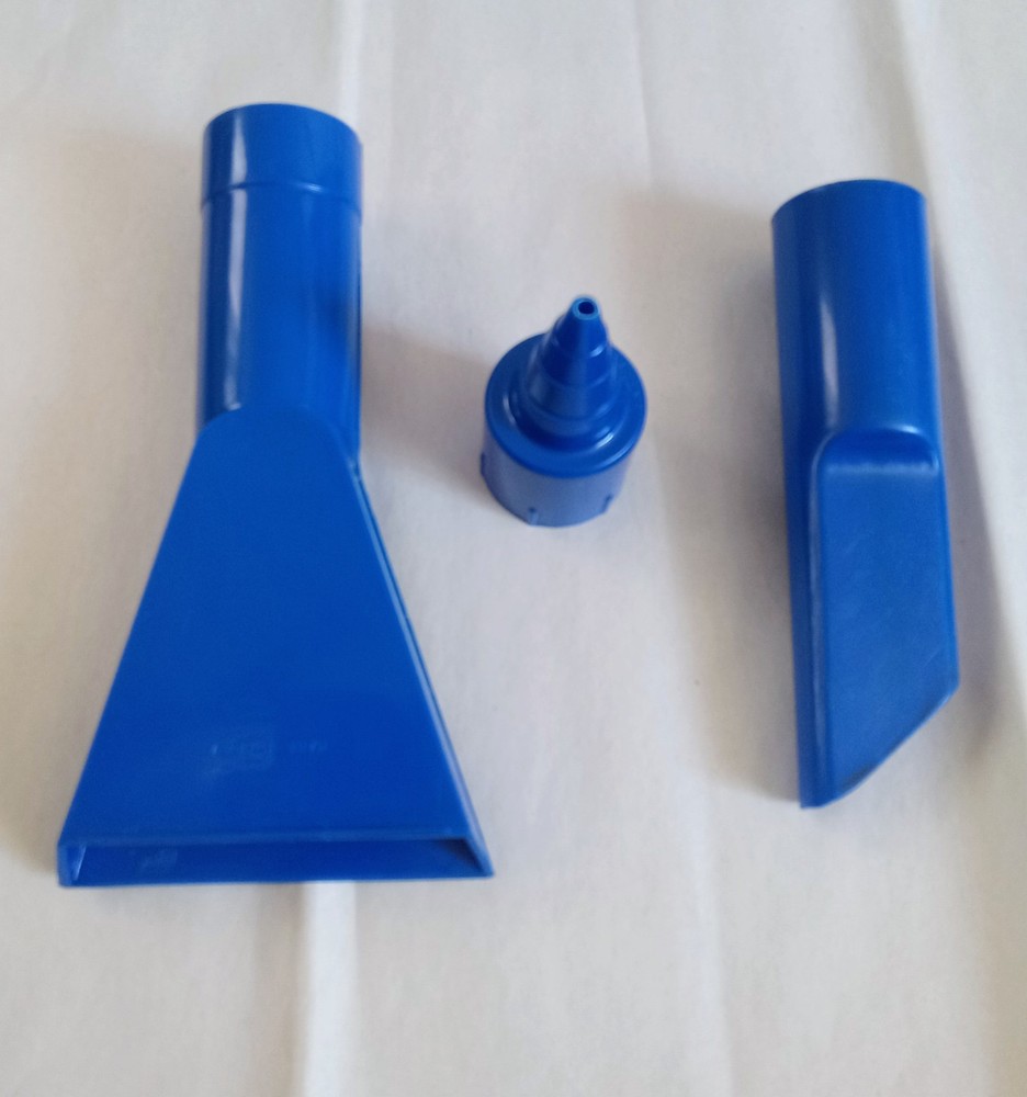 3pc Vacuum Cleaner Attachment Tool Kit – Crevice Tool & Wide Nozzle – Blue